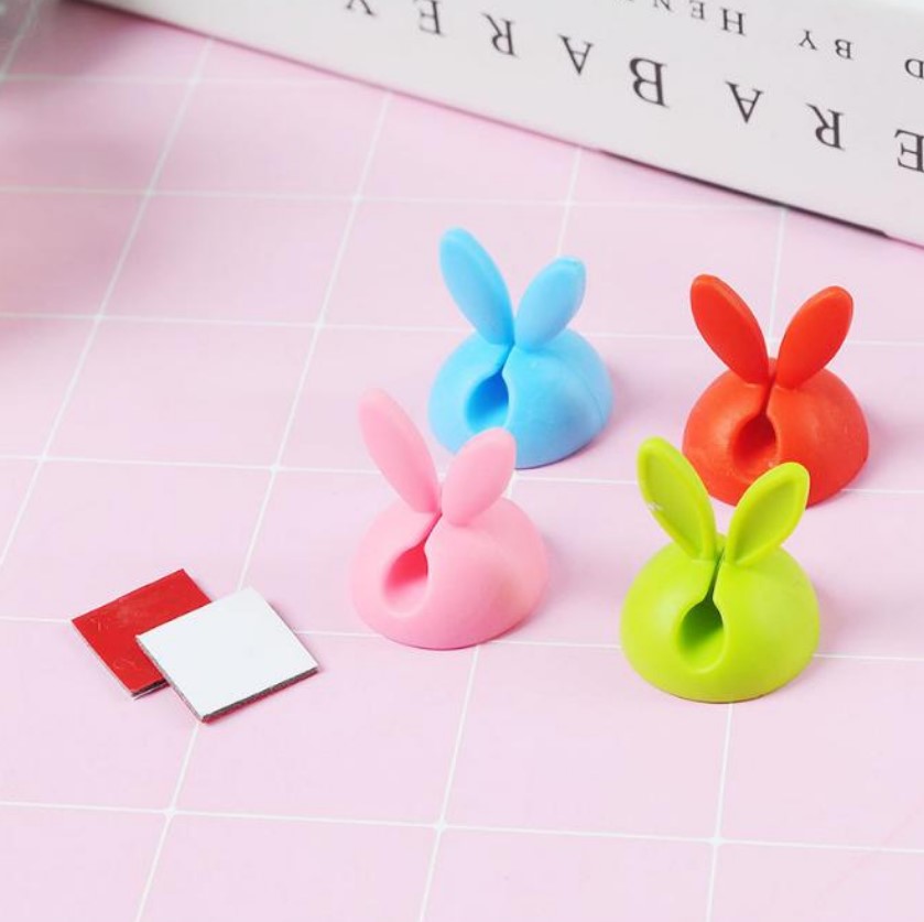 Clips Rabbit Ears 1-cable Pink - dataprint.vn.ua